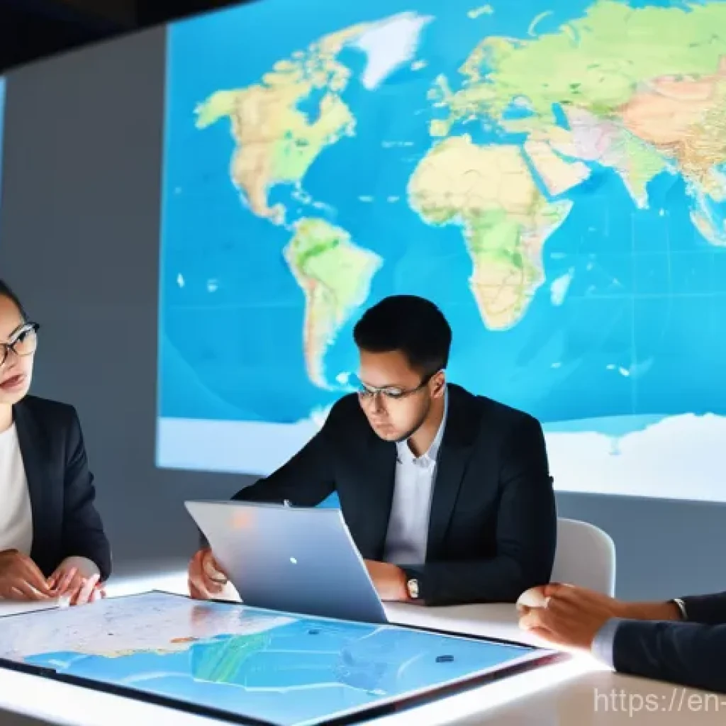 미술문화기획사의 해외 박람회 참석 준비 - **Global Exhibition Strategy Session:** A diverse group of art and culture professionals, including ...