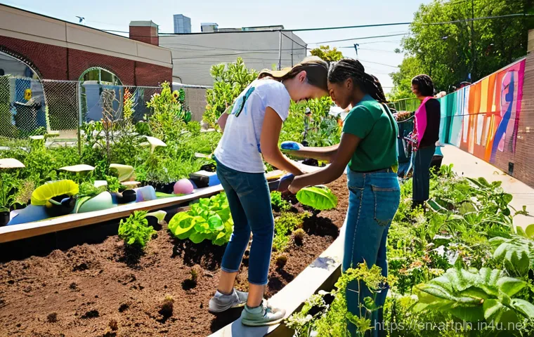 미술문화기획사 채용 면접에서의 키포인트 - **Prompt:** "A diverse group of young adults, dressed in stylish yet professional clothing, actively...