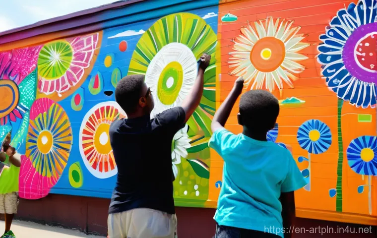 미술문화기획사의 직업 전망과 미래 - **Prompt 1: Immersive Digital Art Gallery Experience**
    A diverse group of people, spanning vario...