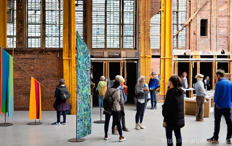 미술문화기획사의 전시회 사례 연구 - **Immersive VR/AR Art Experience:** A diverse group of people, including teenagers and adults, weari... 미술문화기획사의 전시회 사례 연구 - **Immersive VR/AR Art Experience:** A diverse group of people, including teenagers and adults, weari...