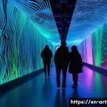 미술문화기획사의 창업 가능성 및 성공 사례 - **Prompt:** A diverse group of people, including families with young children in strollers (babies w...